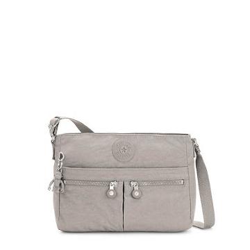 Kipling New Angie Crossbody Bags Grey Gris | AU 1196BE